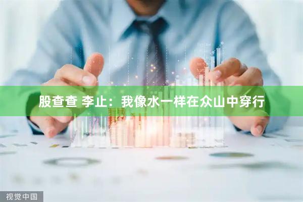 股查查 李止：我像水一样在众山中穿行